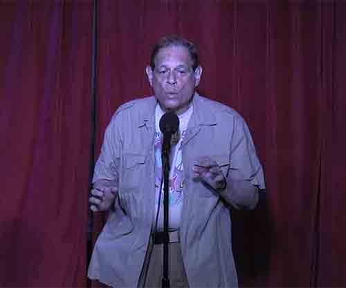 Steve "The Whistler" Herbst performs at Spotlight on YOU Open Mic, July 12, 2025